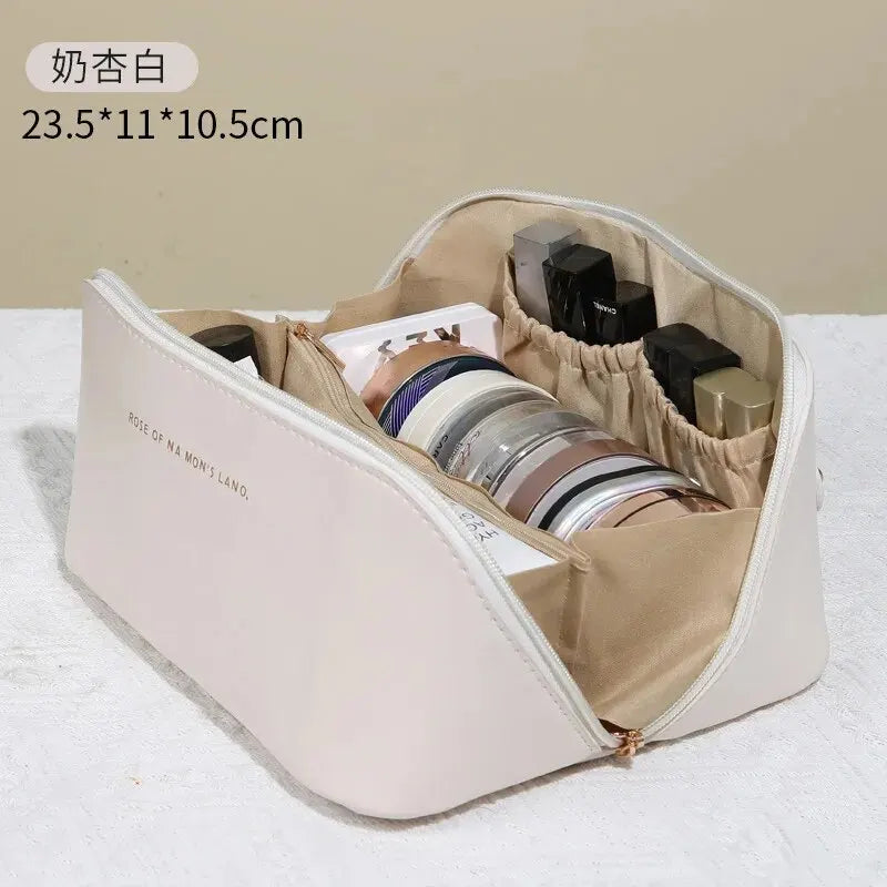 Makeup Organizer Female Toiletry Kit Bag Make Up Case Storage Pouch Luxury Lady Box, Cosmetic Bag, Organizer Bag For Travel Zip
