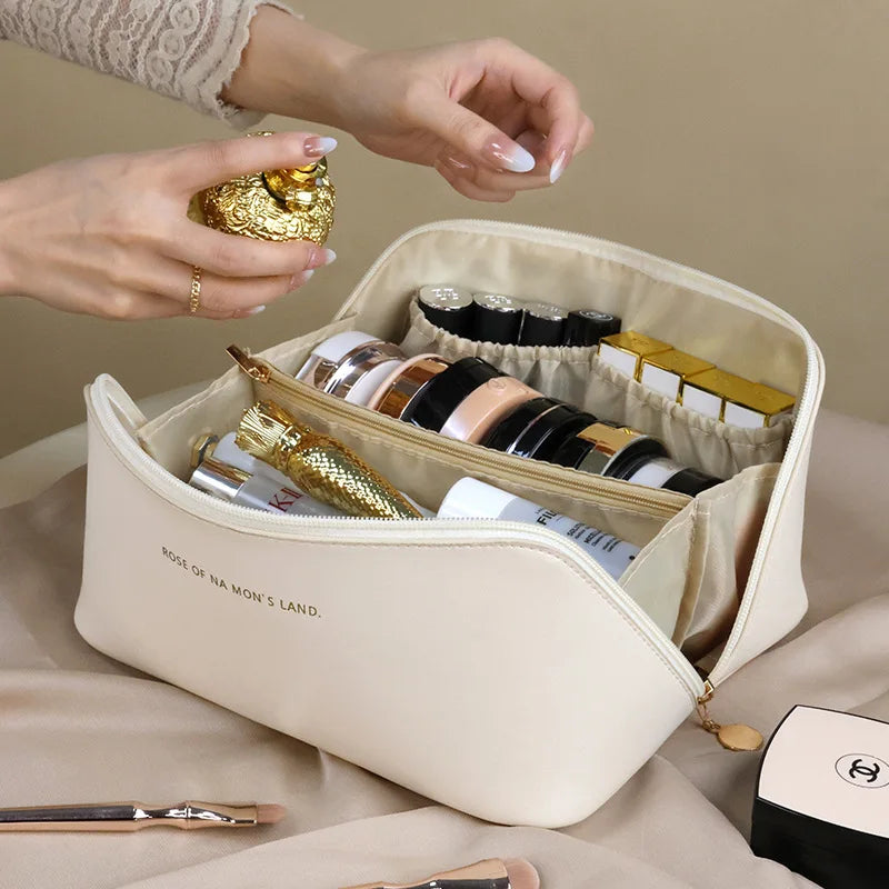 Makeup Organizer Female Toiletry Kit Bag Make Up Case Storage Pouch Luxury Lady Box, Cosmetic Bag, Organizer Bag For Travel Zip