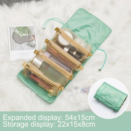 Makeup Organizer Female Toiletry Kit Bag Make Up Case Storage Pouch Luxury Lady Box, Cosmetic Bag, Organizer Bag For Travel Zip