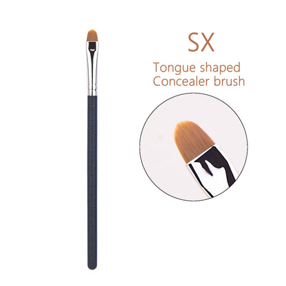 4 Types Sizes Upgraded Ultra-thin Foundation Concealer Makeup Brush Professional Liquid Foundation Cream Concealer Make-up Tool