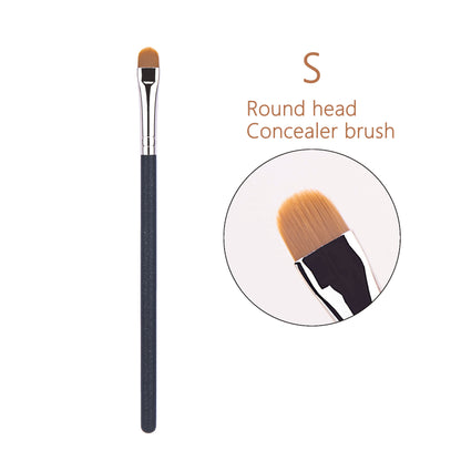 4 Types Sizes Upgraded Ultra-thin Foundation Concealer Makeup Brush Professional Liquid Foundation Cream Concealer Make-up Tool